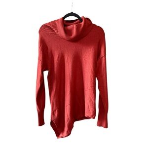 Verve Ami Vibrant burnt orange Cowl Neck Sweater